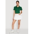 thumbnail image 1 of Womens Since 1984 Graphic Cropped Polo Shirt, 1 of 5