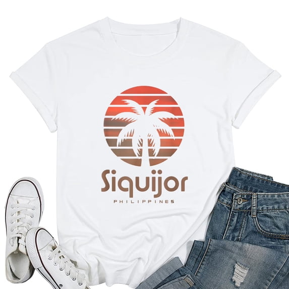 Womens Siquijor Philippines T-Shirt White Large