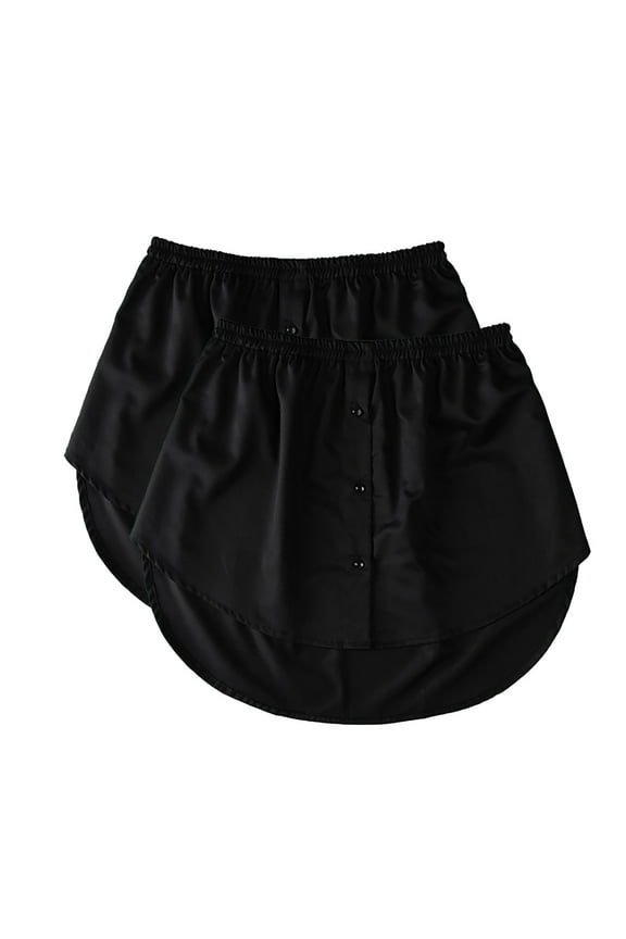 Womens Skirt Trim Size Pcs Extender Plus Solid Skirt Elastic 2 Waist Accessory