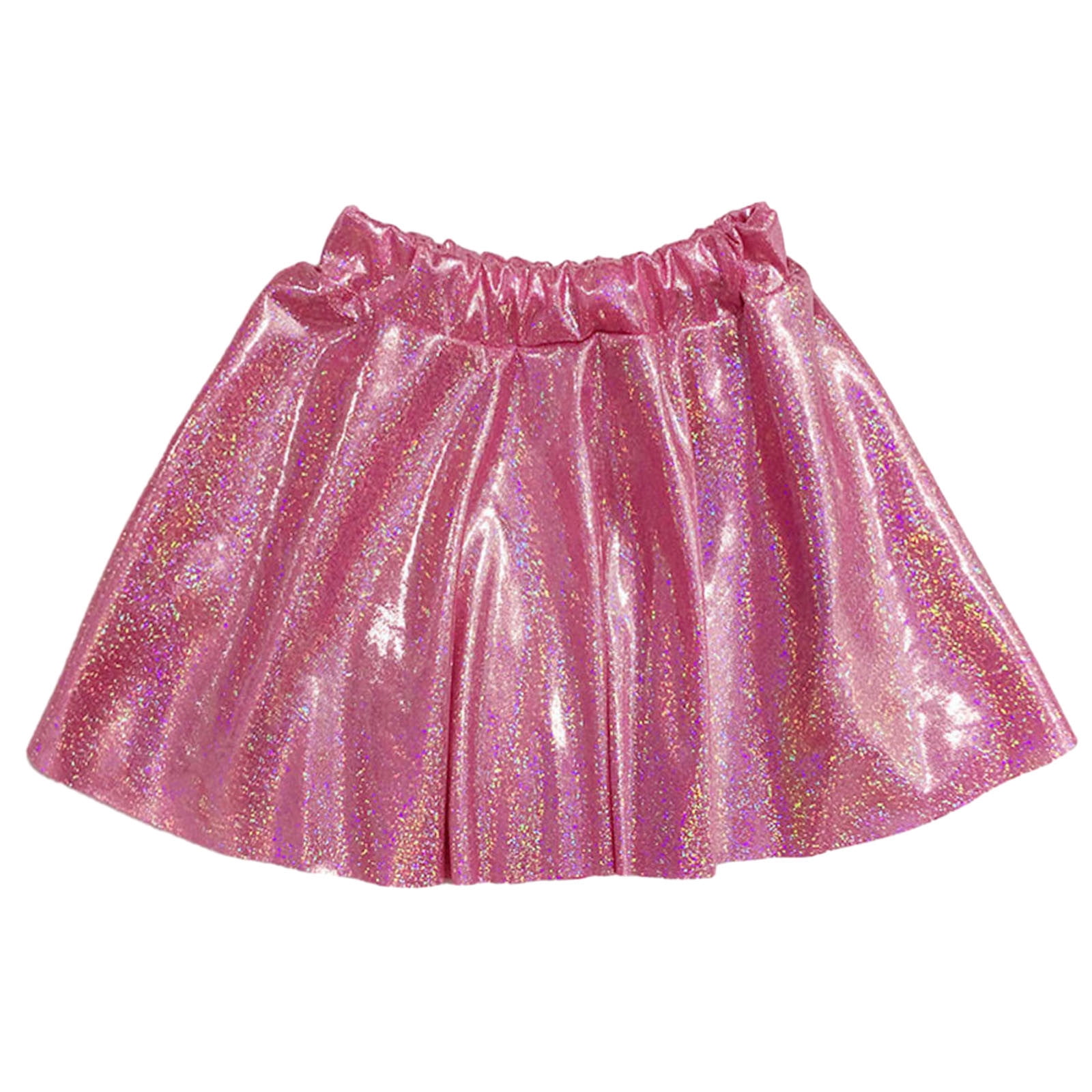 Womens Skirts Ladies Dance Performance Sequins Fine Flash Cheerleader Tutu  Skirt Womens Summer Clothes Hot Pink L - Walmart.com