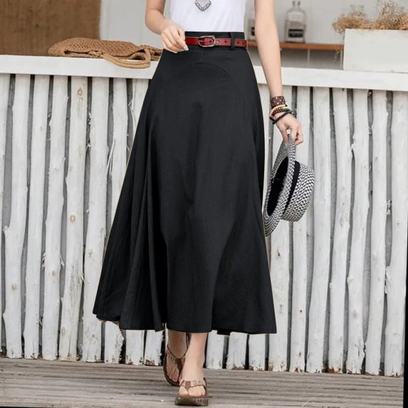 Womens Skirts Ladies Fashion Casual High Waist In Pure Color Activewear