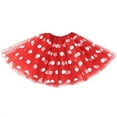 thumbnail image 1 of Womens Skirts Polka Dot Print Tulle Adult Tutu Skirt Summer Mesh Beach Rave Party Puffy Short Mini Skirt, 1 of 2