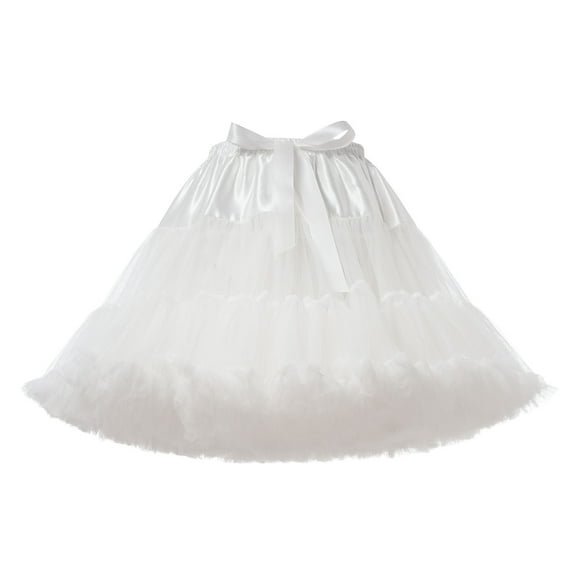 Womens Skirts Skirt Lolita Clouds Boneless Soft Tutu Skirt Solid Fashion Cute Womens Clothes Beige One Size