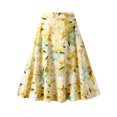 thumbnail image 1 of Womens Skirts, Women Fashion Casual Long A-line Skirt Sexy Women High Comfy Long Skirt Clearance under 10 $, 1 of 5