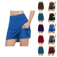 thumbnail image 1 of Womens Skorts High Waist Lightweight Stretchy Athletic Golf Tennis Skirts with Inner Shorts Skorts for Woman, 1 of 5
