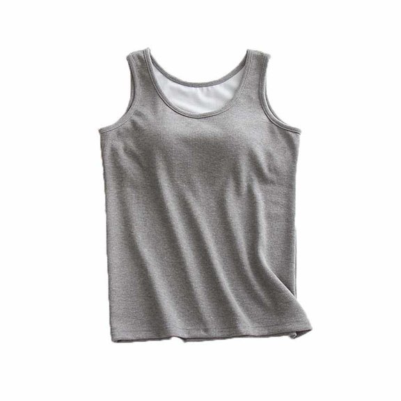 Womens Sleep Shirt Woman Lightweight and Breathable in Summer with Suspenders Vests Sleeveless Tops and Pajamas. Gray L