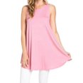 thumbnail image 1 of Womens Sleeveless A-line Tank Tunic Top, 1 of 5