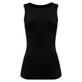 thumbnail image 1 of Womens Sleeveless Crew Neck Tank Tops Fashion Summer Casual Basic Slim Fit Racerback Top Shirt Blouses, 1 of 5