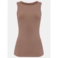 thumbnail image 1 of Womens Sleeveless Crew Neck Tank Tops Fashion Summer Casual Basic Slim Fit Racerback Top Shirt Blouses, 1 of 5