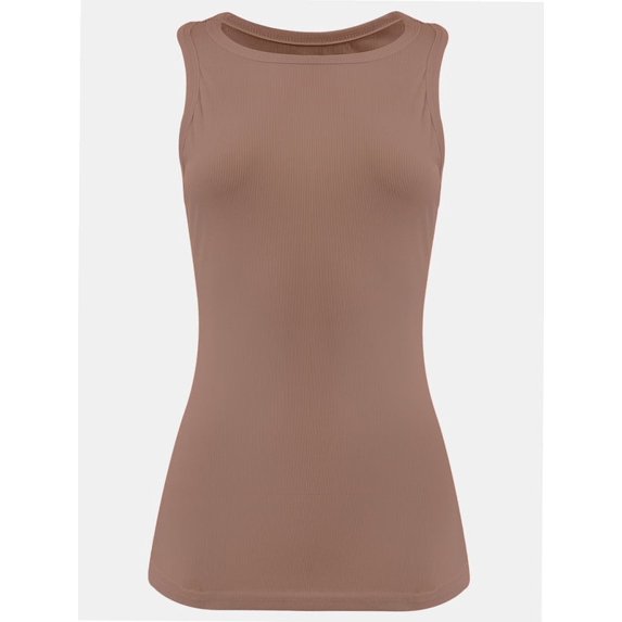 Womens Sleeveless Crew Neck Tank Tops Fashion Summer Casual Basic Slim Fit Racerback Top Shirt Blouses