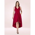 thumbnail image 1 of Womens Sleeveless High Low Dress, 1 of 9