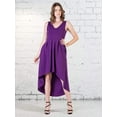 thumbnail image 1 of Womens Sleeveless High Low Dress, 1 of 9