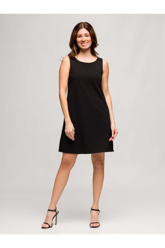 Womens Sleeveless Shift Dress