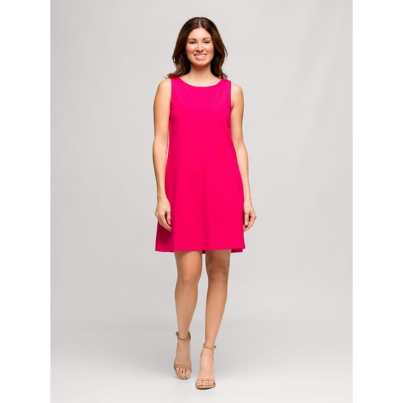 Womens Sleeveless Shift Dress