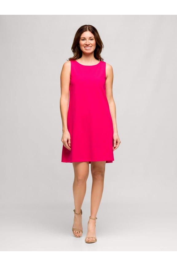 Womens Sleeveless Shift Dress