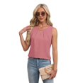 thumbnail image 1 of Womens Sleeveless Tank Top Pink XL, 1 of 7