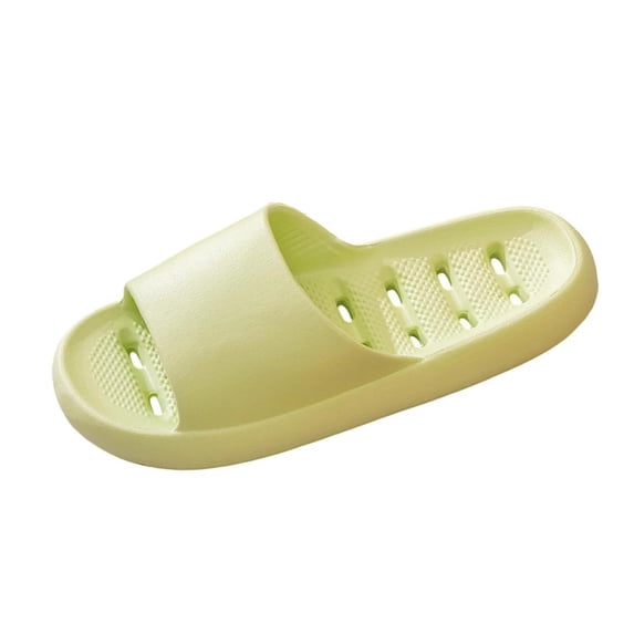 Womens Slide Sandals Quick Dry Lightweight Cushioned EVA Bathroom Beach Pool Indoor Outdoor Slip On Green Slides,Size 3.5-5