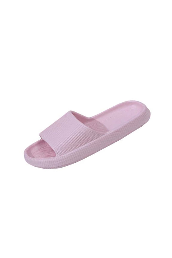 Womens Slides Sandals, Comfortable EVA House Slippers for Women Non-Slip Waterproof Lightweight for Pool Beach Shower, Pink,Size 38