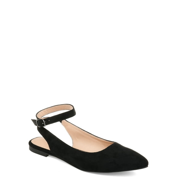 Womens Sling-back Ankle Strap Flat