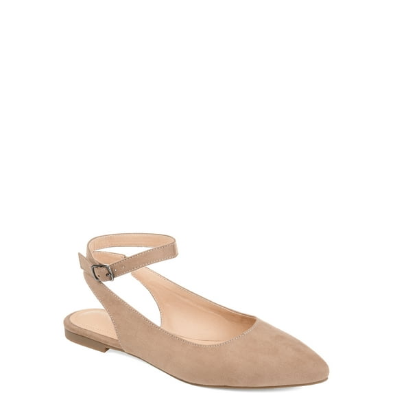 Womens Sling-back Ankle Strap Flat