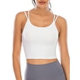 thumbnail image 1 of Womens Sling tube top Sports Bra Vest Longline Padded Comfortable Sling Tube Top Vest Gym Sports Bra Crop Top, 1 of 8