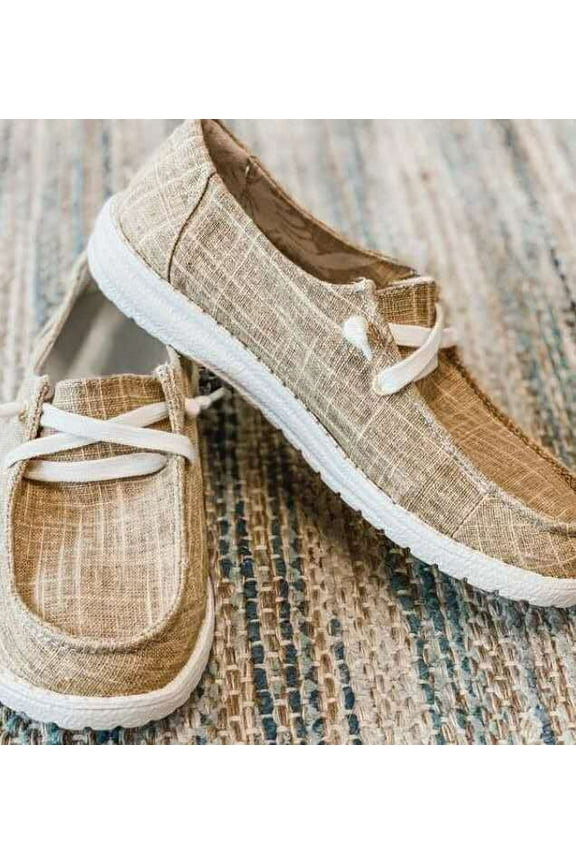 Womens Slip On Casual Shoes for Women | Lightweight Canvas Sneakers | Memory Foam Loafers Shoes