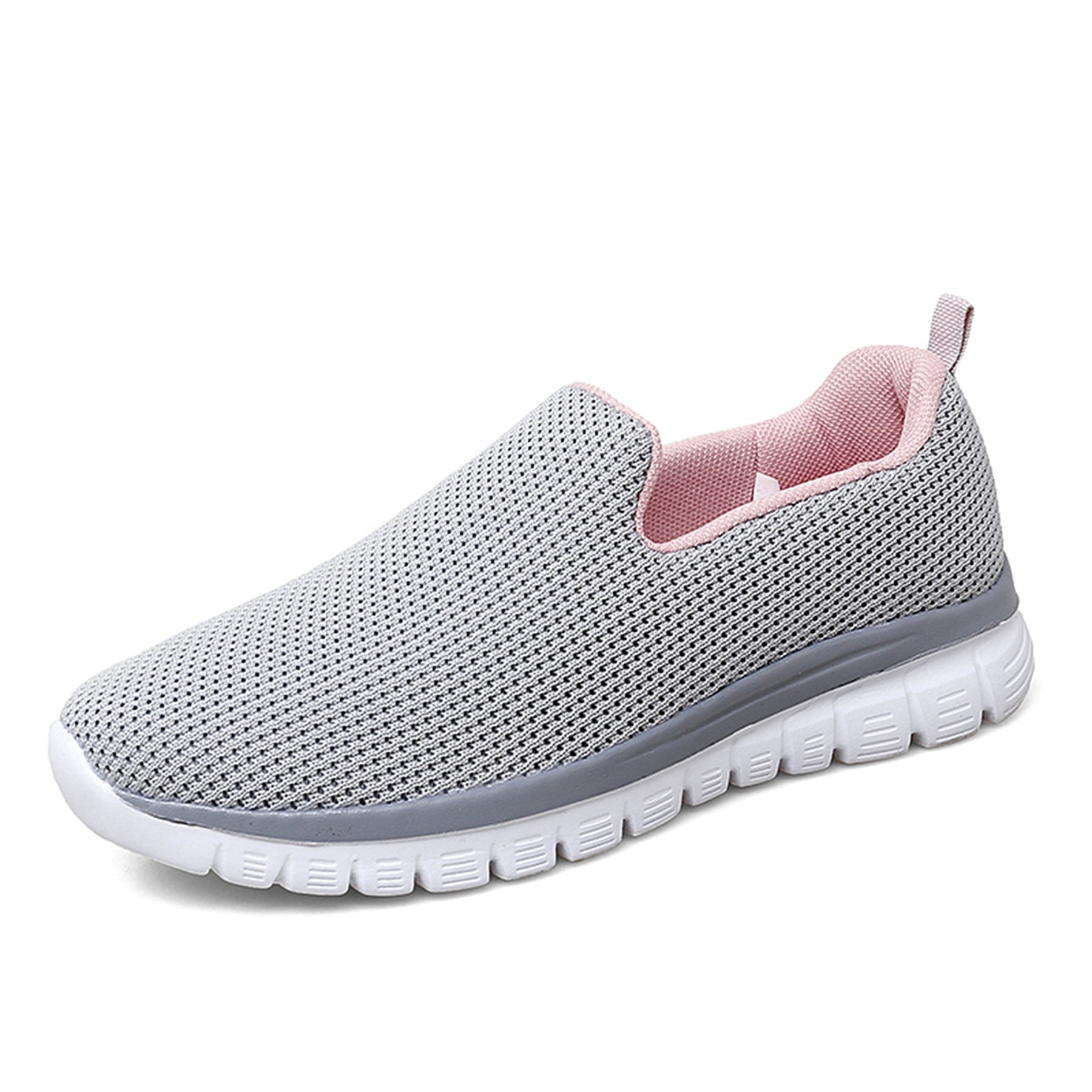 YOURDIARY Womens Slip On Flats Shoes, Comfortable Mesh Walking Loafers Shoes for Women Casual Low-Top Sneakers