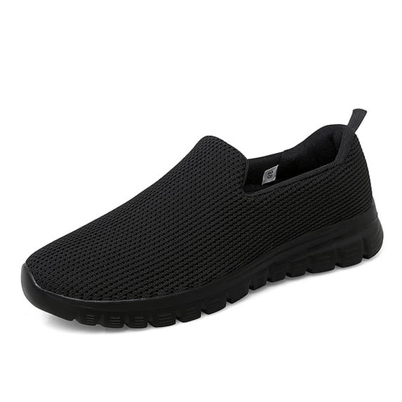 YOURDIARY Women's Breathable Lightweight Slip On Knit Flats, Comfortable Mesh Walking Loafers, Casual Sneakers