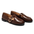 thumbnail image 1 of Womens Slip On Loafers T-Strap Closed Round Toe Flats Comfortable Work Business Dress Shoes, 1 of 3