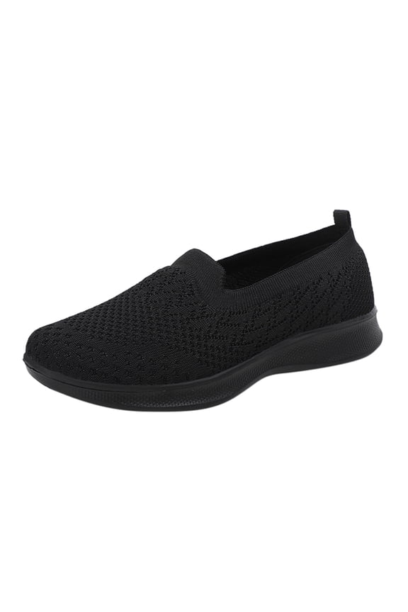 Womens Slip-On Platform Loafers Shoes Comfort Low Top Sneakers Classic Casual Walking Shoes