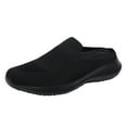 thumbnail image 1 of Womens Slip Ons Sneakers Breathable Mesh Walking Mules Sneakers Open Back Slip on Shoes, 1 of 6