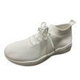 thumbnail image 1 of Womens Slip On Running Shoes Athletic Walking Trainers Lightweight Breathable Mesh Tennis Sneakers Womens Ladies Walking Running Shoes Slip On Lightweight Casual Tennis Sneakers Clothes Shoes, 1 of 5