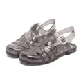 thumbnail image 1 of Womens Slip On Shoes,Summer Sandals for Women,Cute Sandals for Women,Women's Sandals,Summer Sandals, Women's Flat Bottomed Fashion, Crystal Shoes, Transparent Beach Jelly Shoes,Black,6, 1 of 7