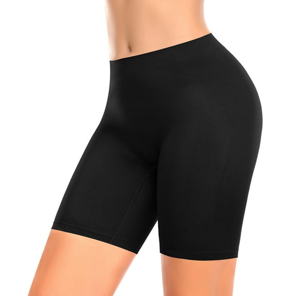 Womens Slip Shorts for Under Dresses Seamless Anti Chafing Underwear Boyshorts Panties Under Skirts Safety Shorts