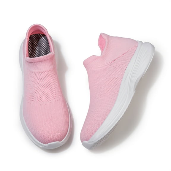AFB Womens Slip on Walking Shoes Comfort Lightweight Breathable Sock Shoe Non-Slip Athletic Fashion Mesh Workout Casual Sports Sneakers