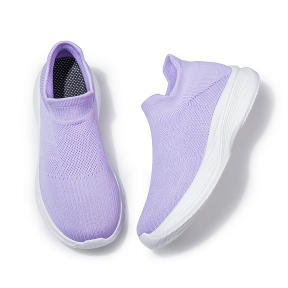 AFB Womens Slip on Walking Shoes Comfort Lightweight Breathable Sock Shoe Non-Slip Athletic Fashion Mesh Workout Casual Sports Sneakers