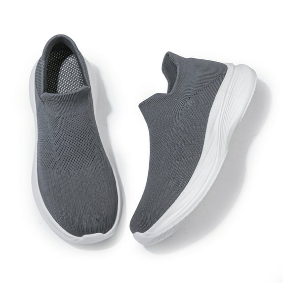 AFB Womens Slip on Walking Shoes Comfort Lightweight Breathable Sock Shoe Non-Slip Athletic Fashion Mesh Workout Casual Sports Sneakers