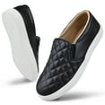 thumbnail image 1 of Womens Slip-ons Loafers Shoes for Womens Fashion Sneakers Comfortable Walking Flats Casual Black Size 9, 1 of 8