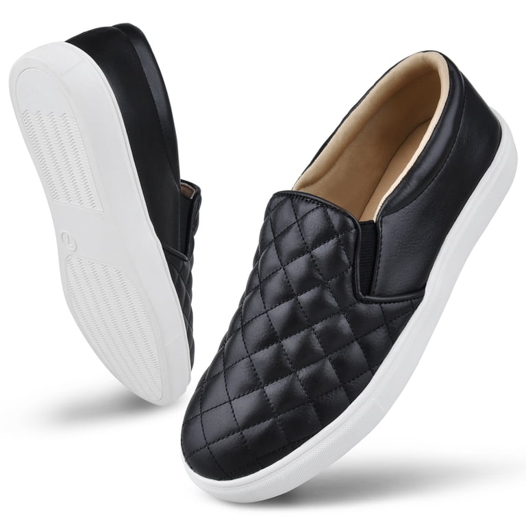 Stylish Black Slip-On Women\'s Shoes size 9 Alegria FRA-601 Black Leather Slip-On Shoes Side Gores Wedge  main image 3
