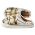 thumbnail image 1 of Womens Slippers Classic Plaid Winter Warm with Memory Foam Checkered Fuzzy House Shoes Platform Indoor Bedroom, 1 of 5