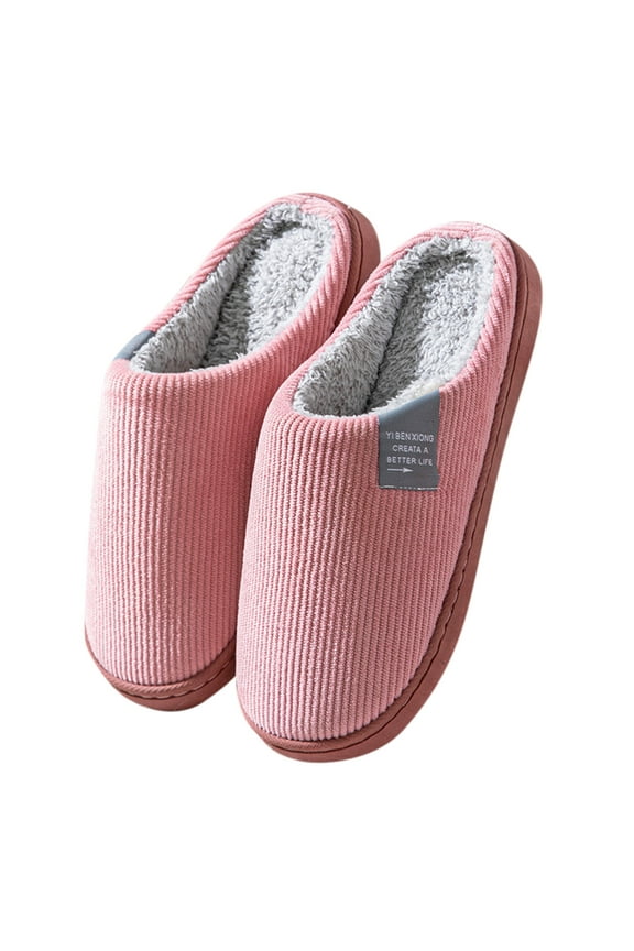 Womens Slippers For Womens Men Warm Shoes Soft Plush House Slippers Flip Flop Womens Fuzzy House Slippers with Strap Womens Slippers Wide Winter Home Slippers for Women Womens Spa Slippers with Arch