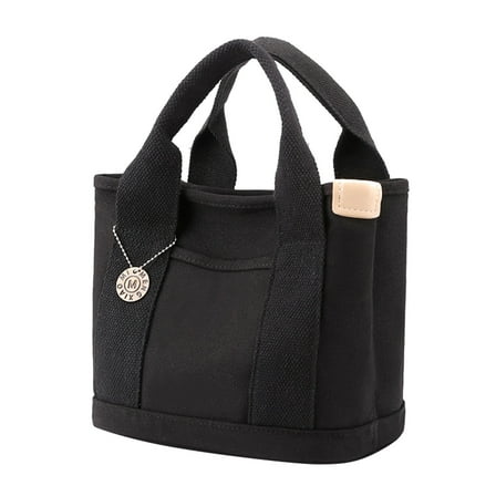 Womens Small Tote Bag with Zipper Lightweight Canvas MultiPocket Handbags Crossbody Bag Shoulder Messenger Bags