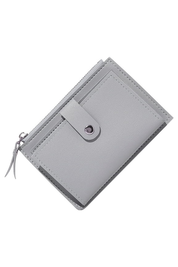 Womens Small Wallet RFID Blocking Soft Leather Bifold Compact Card Holder Wallet with Zipper Coin Pocket