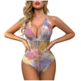 thumbnail image 1 of Womens Snap Crotch Lingerie Lace Teddy One Piece Babydoll Sexy Mini Bodysuit Valentines day gifts, 1 of 1