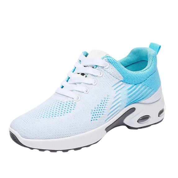 Womens Sneakers Air Cushion Running Shoes Lightweight Tennis Walking Shoes Mesh Breathable Gym Work Fashion Sneakers Athletic Comfortable Casual
