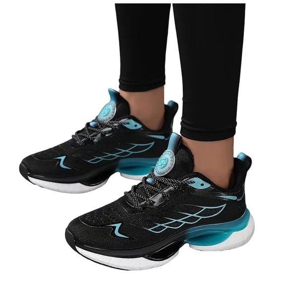 Womens Sneakers Air Cushion Running Tennis Shoes Lightweight Arch Support Walking Shoes for Travel Gym Work Woman Waitress Nurse