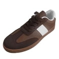thumbnail image 1 of Womens Sneakers Casual Shoes Platform Lace Up Casual Walking Shoes Fashion Comfort Leather Upper Sneakers Slip Sole Everyday Wear Lightweight Durable Footwear for Ladies, 1 of 5