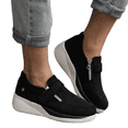 thumbnail image 1 of Womens Sneakers Fashion Sneakers Platform Slip On Loafers Shoes Casual Classic Fall Soft Comfortable Walking Shoes Clearance Sale, 1 of 4