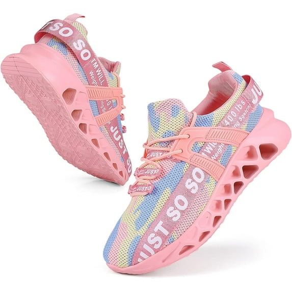 Womens Sneakers Gym Shoes Womens Walking Running Shoes Athletic Blade Tennis Light Breathable Shoes Casual Sports Shoes Non Slip Shoes for Womens Soft Sole Athletic Walking Shoes