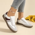 thumbnail image 1 of Womens Sneakers, Walking Shoes Women, Sneakers for Women, Womens Walking Shoes, Women Elegant Retro Casual Tennis Sneakers Comfort Walking Footwear Lightweight Non Slip Fashion Trainers, Brown 6.5, 1 of 7